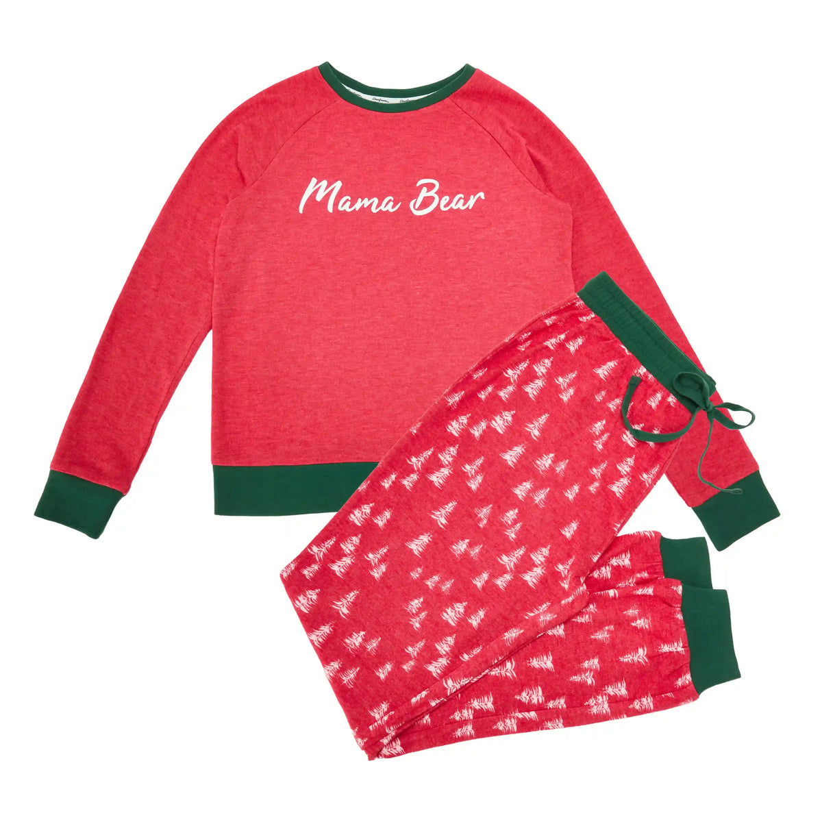 Women's Trees Mama Bear 2 Piece Pajama Set