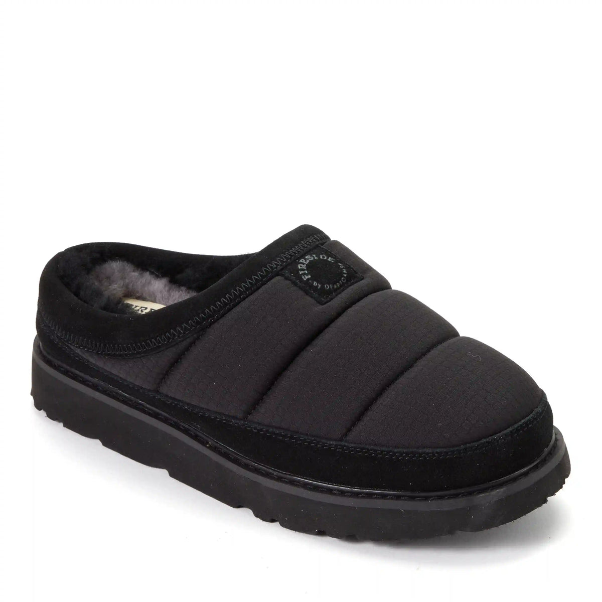 Women's Fireside by Dearfoams Greta Sport Nylon Puff Clog - Water Repellent