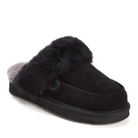 Women's Fireside by Dearfoams Melville Genuine Shearling Scuff
