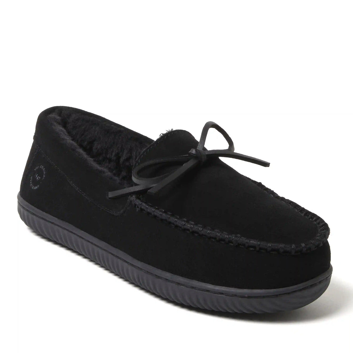 Men's Douglas Genuine Suede Moc With Tie