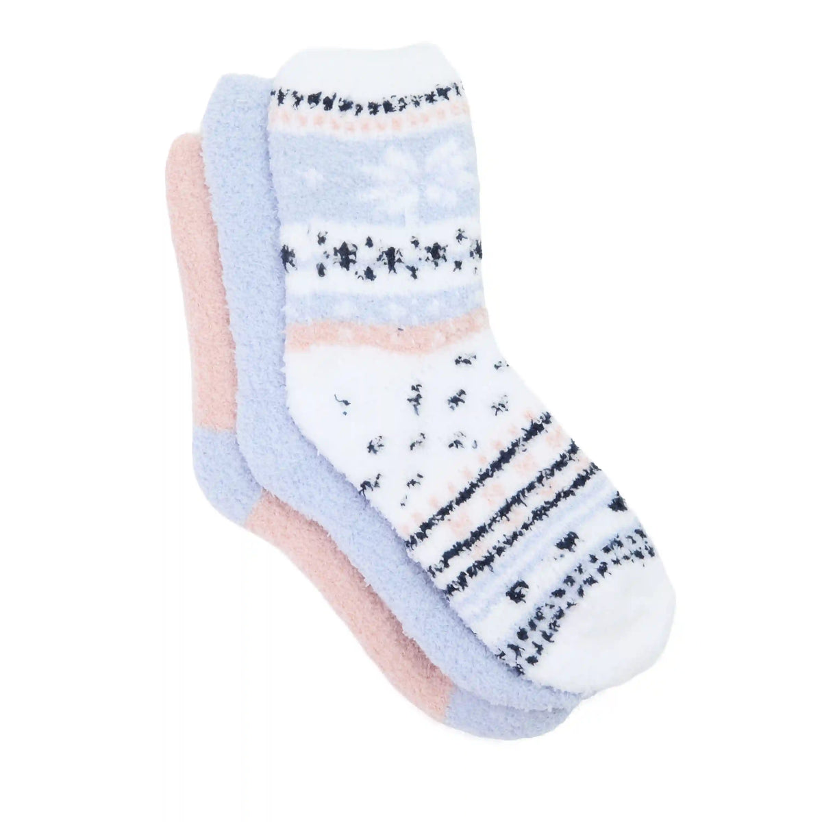 Ladies Cozy Crew Socks 3 Pack